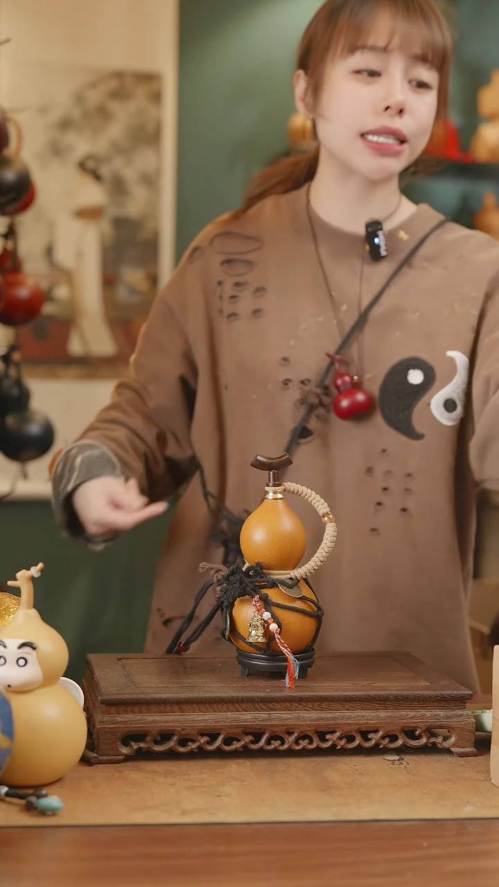 【闪购商品】237号精品天然大漆工艺防渗内胆酒葫芦~