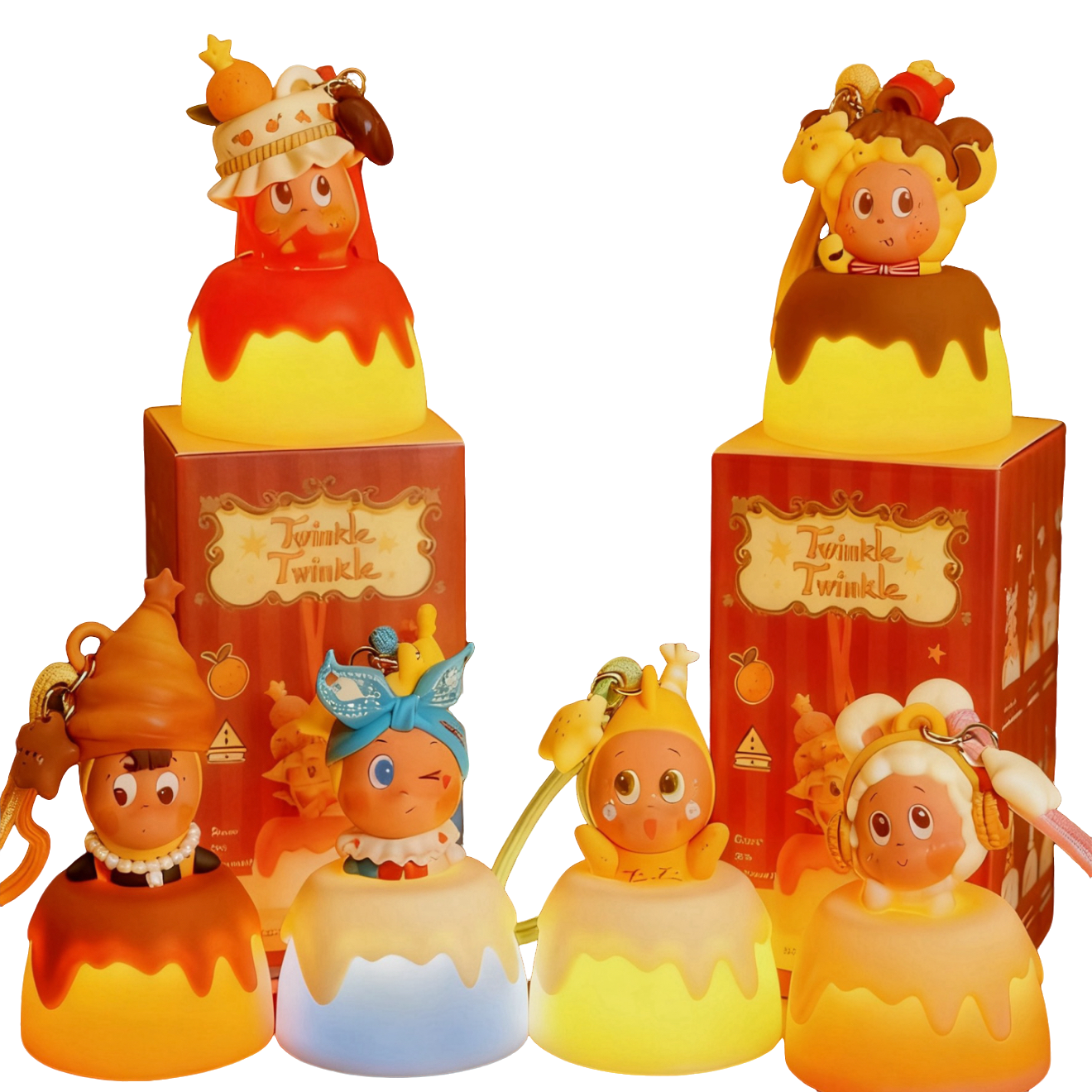 星星人美味时刻系列 小夜灯挂件硅胶（快)