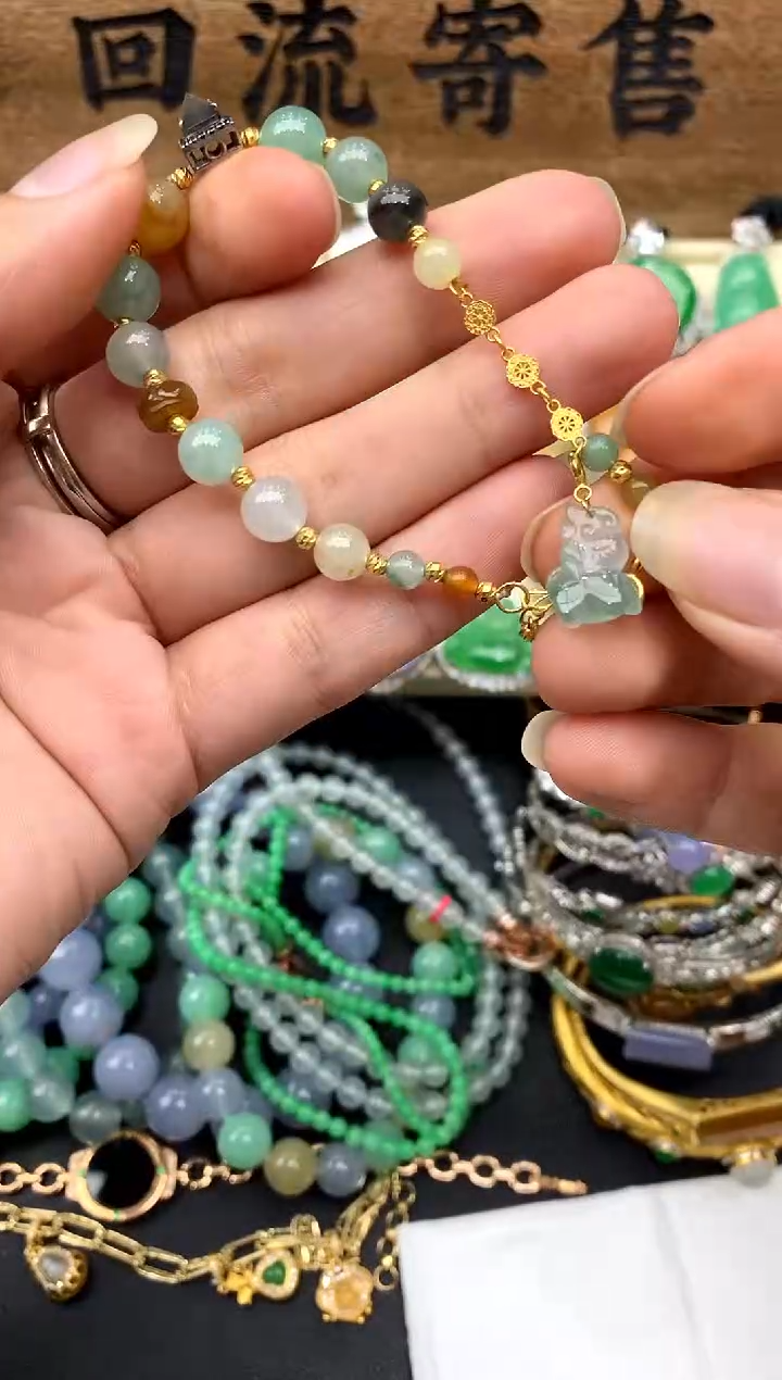 【闪购商品】翡翠手串未镶嵌166-中国好珍宝