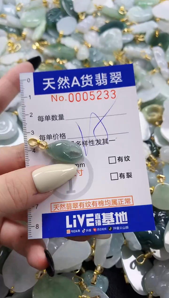 颈饰未镶嵌翡翠天然A货翡翠