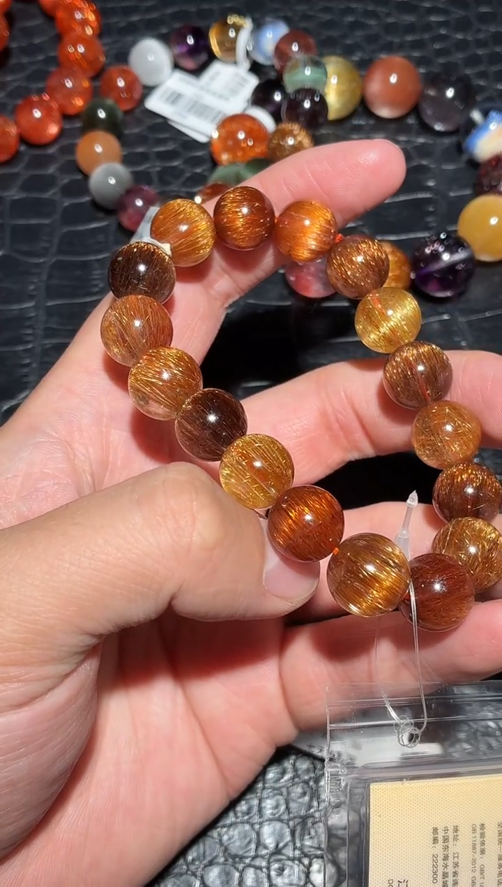 未镶嵌手链水晶单圈发晶A12