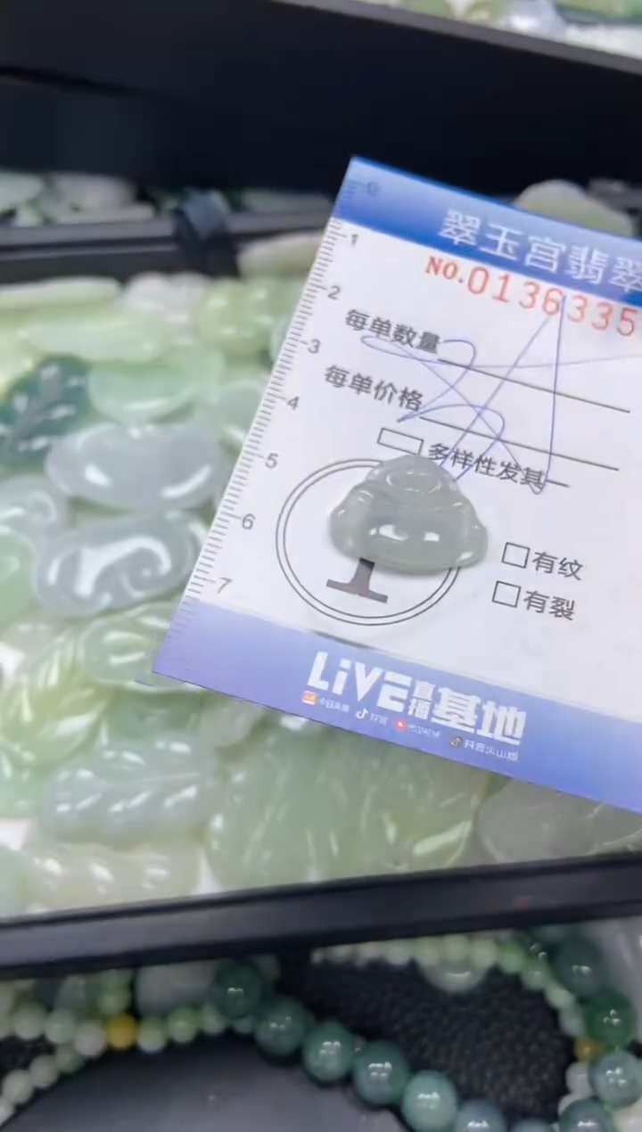 翡翠未镶嵌颈饰闪购0136335