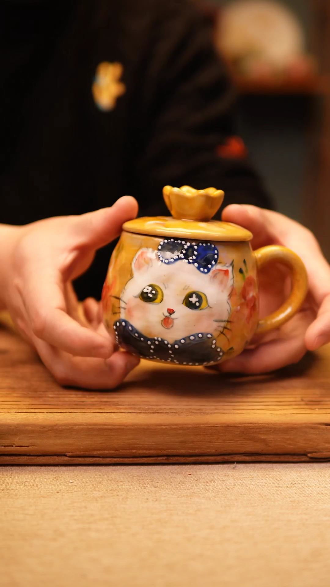 【闪购商品】@@陶园瓷舍@@纯手工手绘@高温釉下彩