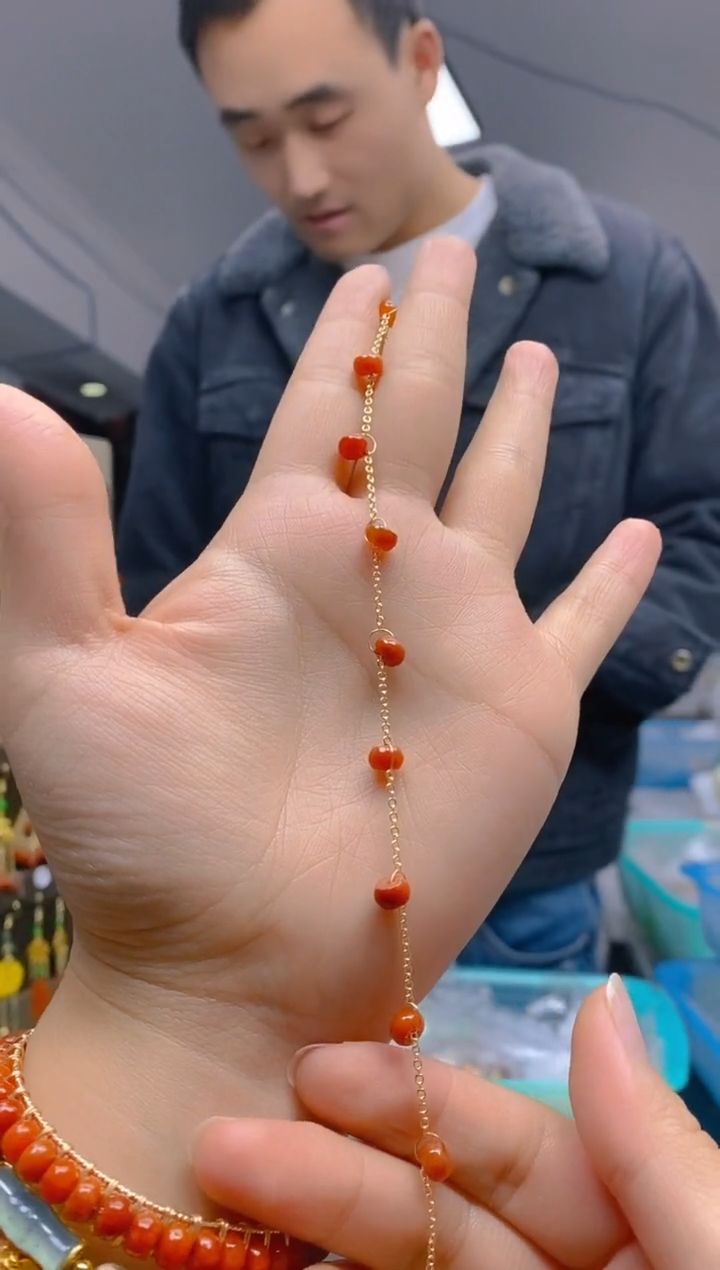 【闪购商品】翡翠耳饰合金0321翡翠手链