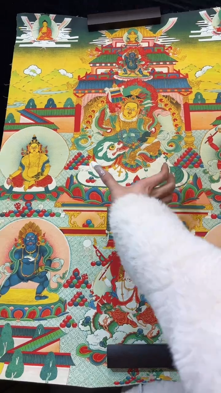 装裱画手绘唐卡藏艺阁 TK16059