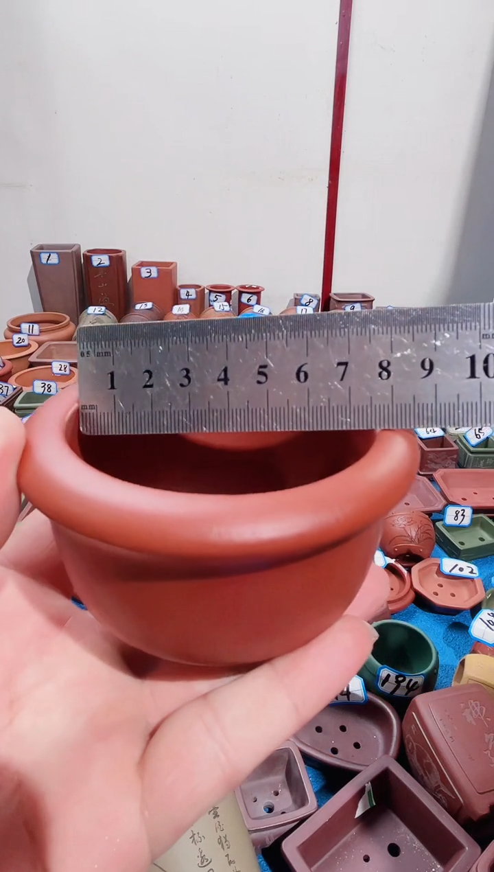 【闪购商品】紫砂紫砂花盆7.5*5