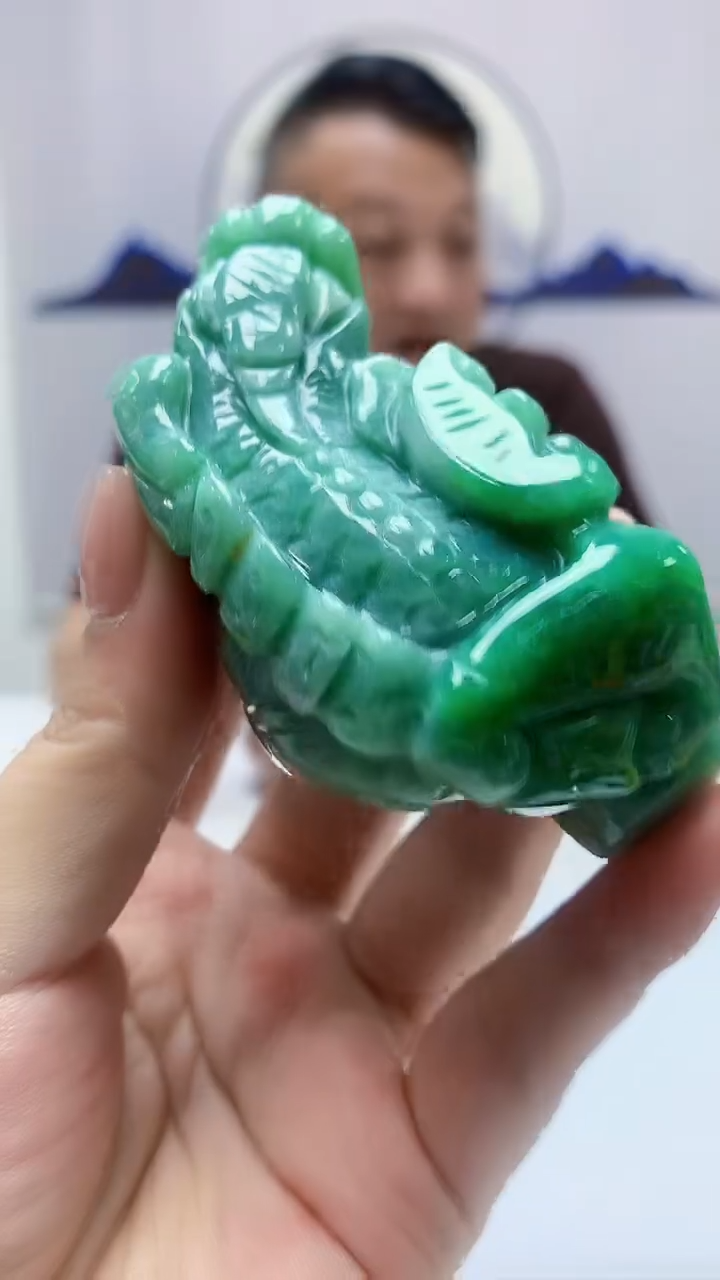 【闪购商品】定制翡翠未镶嵌4969ms-毛货貔貅248