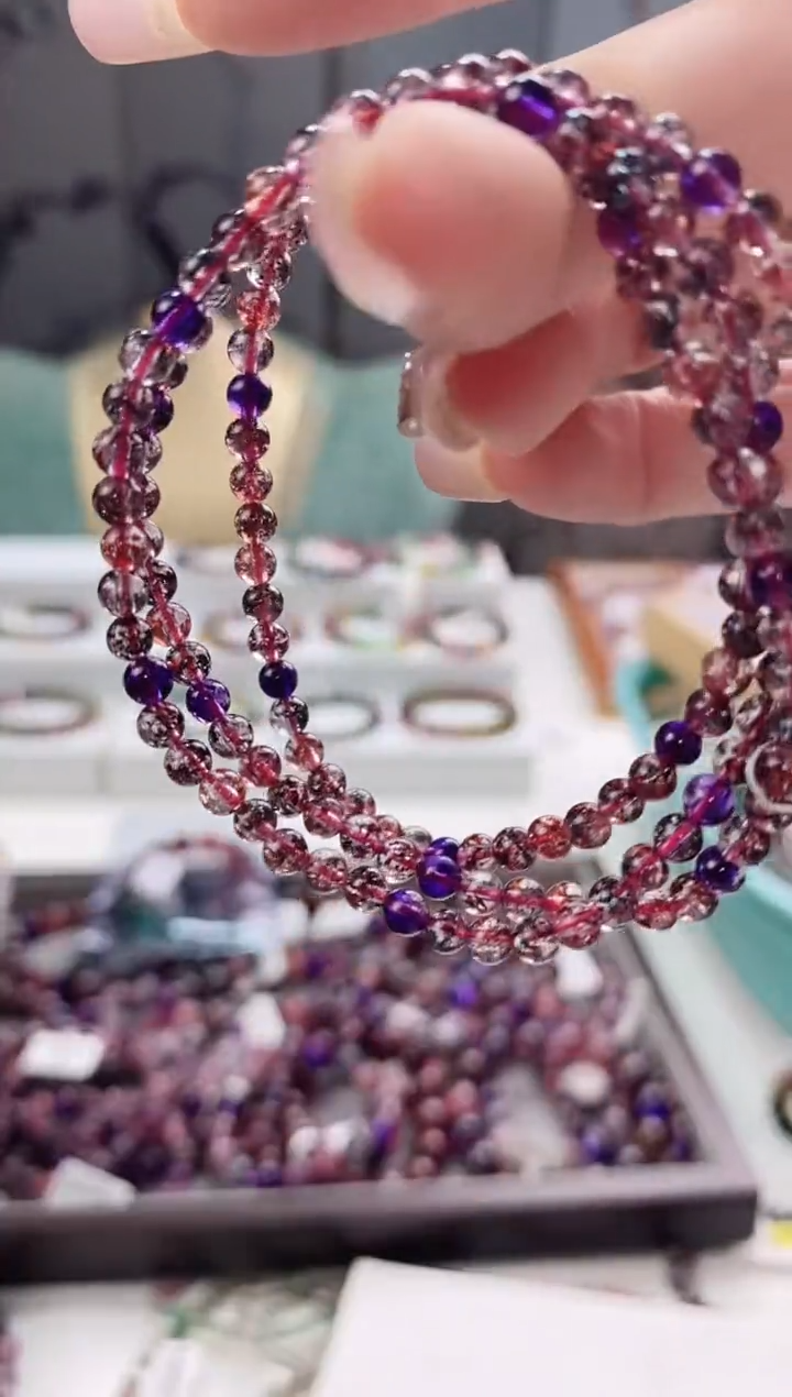 【闪购商品】水晶超七多圈4*未镶嵌多人多样性发其一