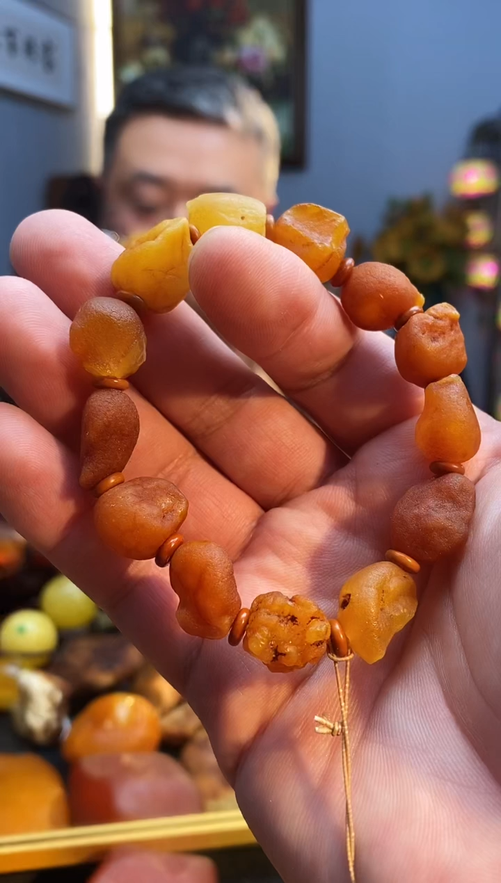 手串琥珀未镶嵌手串