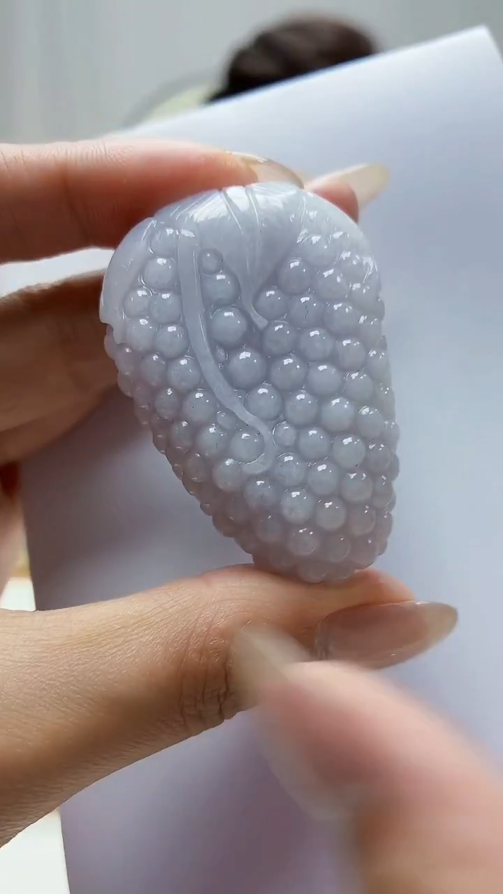 未镶嵌定制翡翠4829MM-毛货挂件68