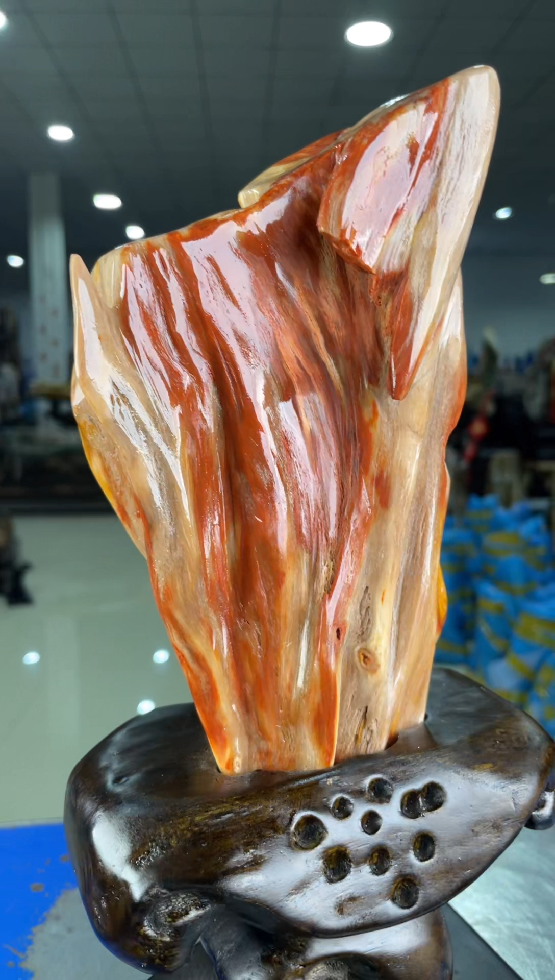 【闪购商品】硅化玉摆件未镶嵌28