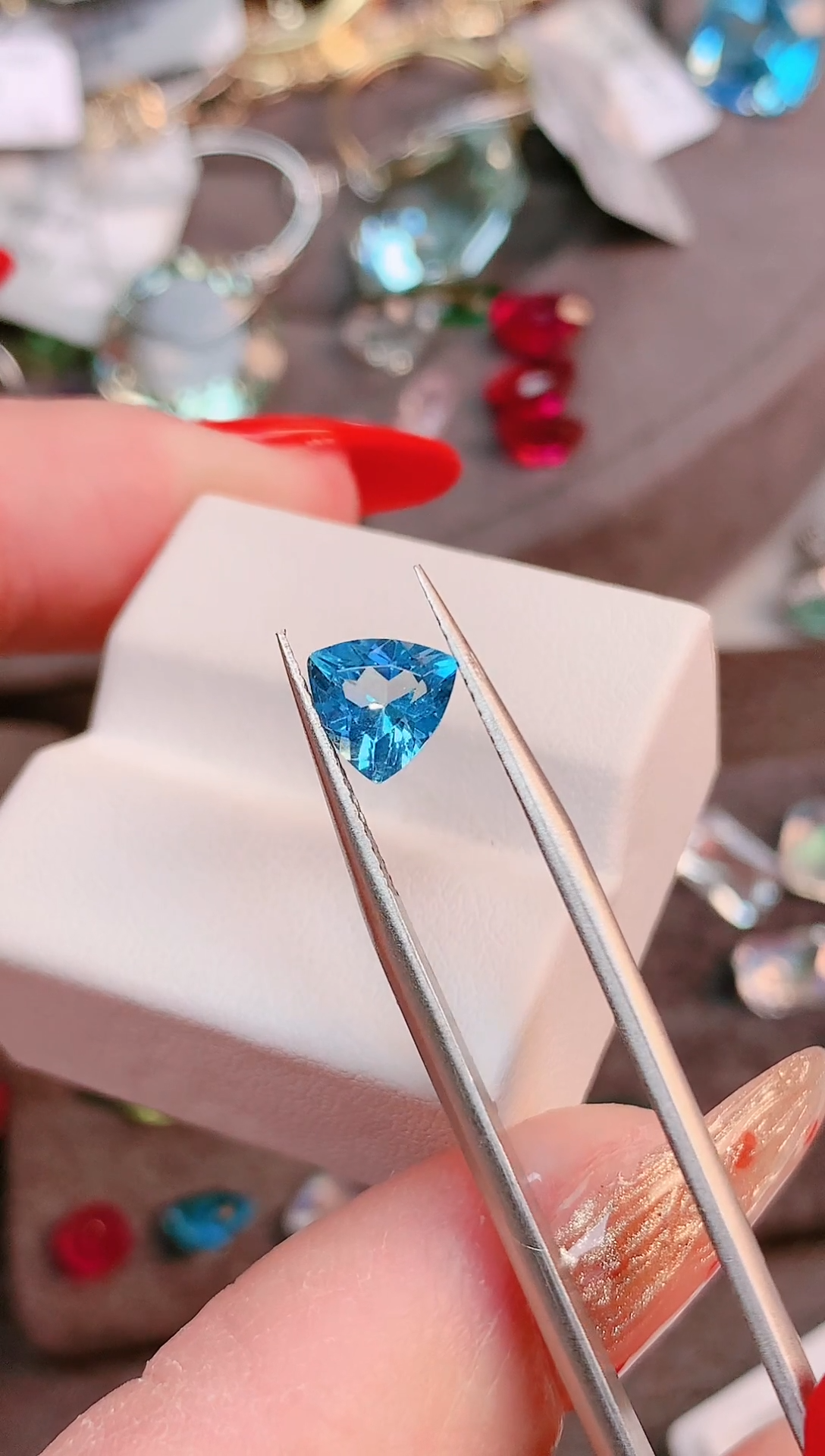 托帕石裸石1.28ct