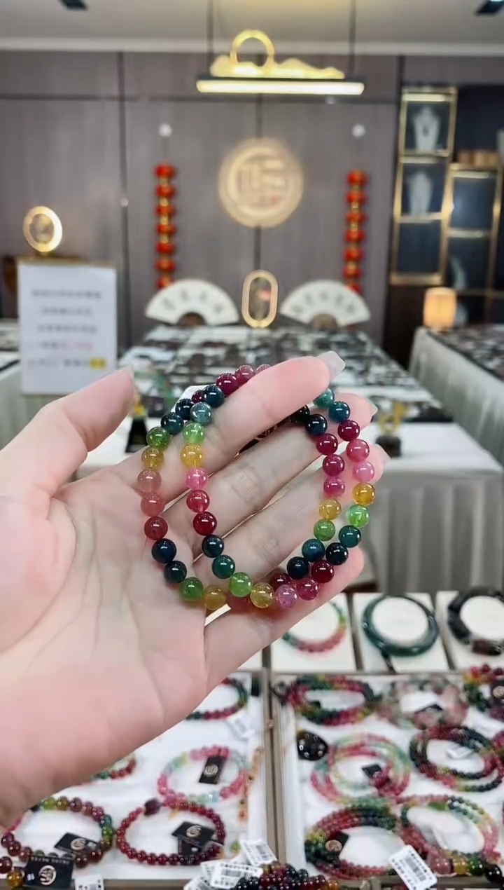 【闪购商品】单圈手串6mm+未镶嵌碧玺（多样性发一条）hon