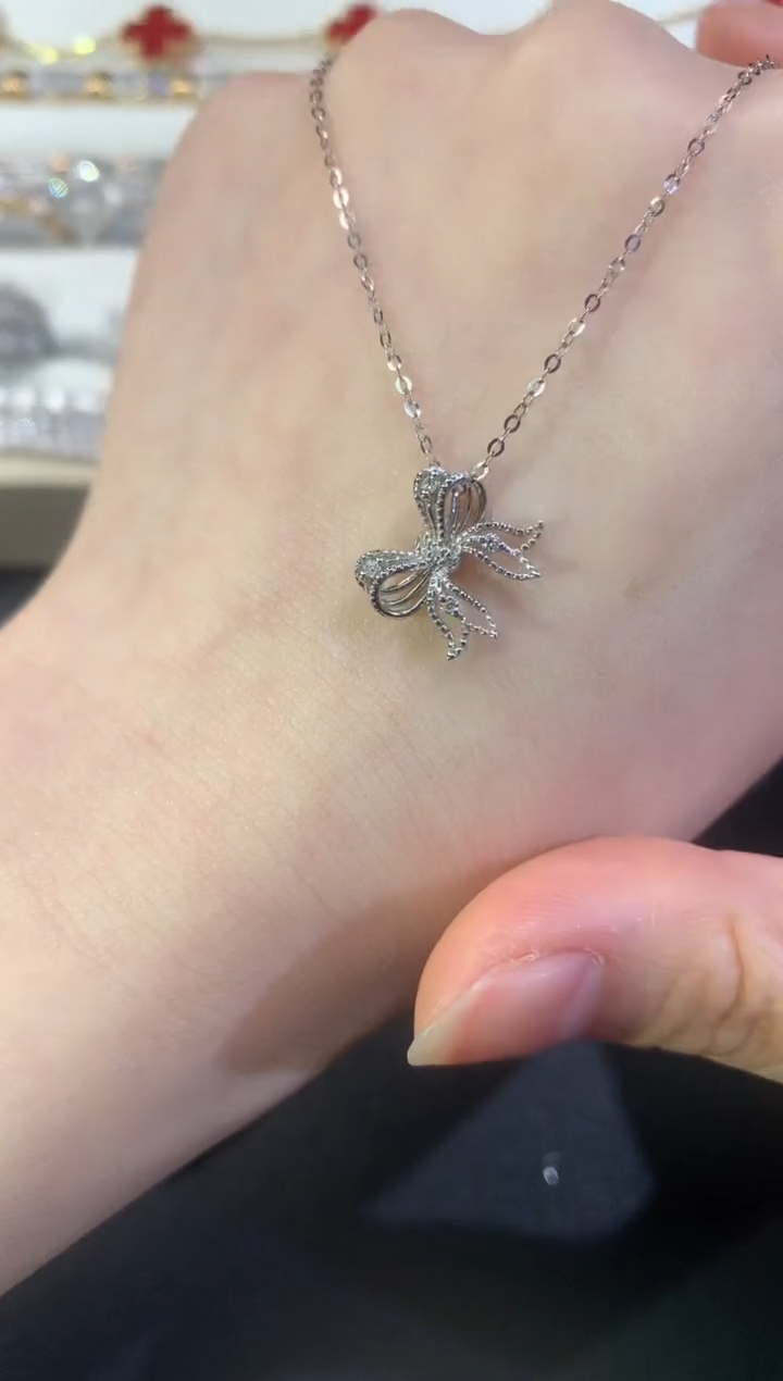 【闪购商品】钻石套链18K金镶嵌Z653|1180