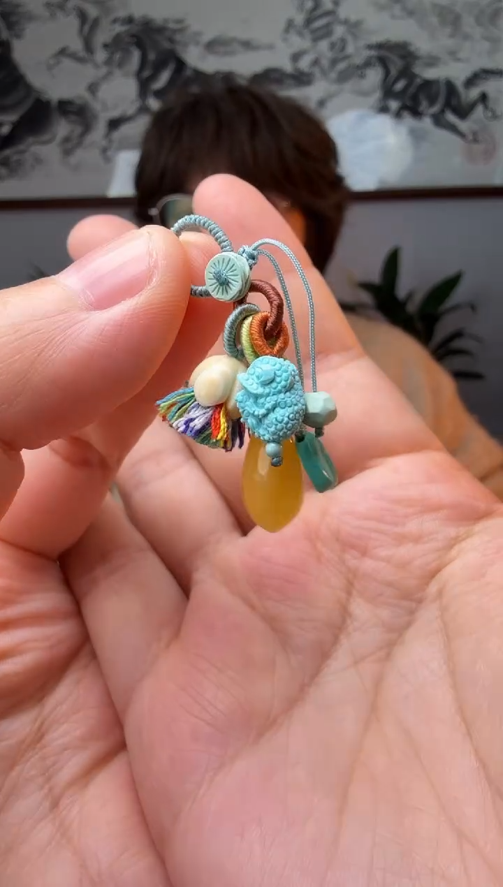 【闪购商品】绿松石提溜未镶嵌时尚百搭A1452