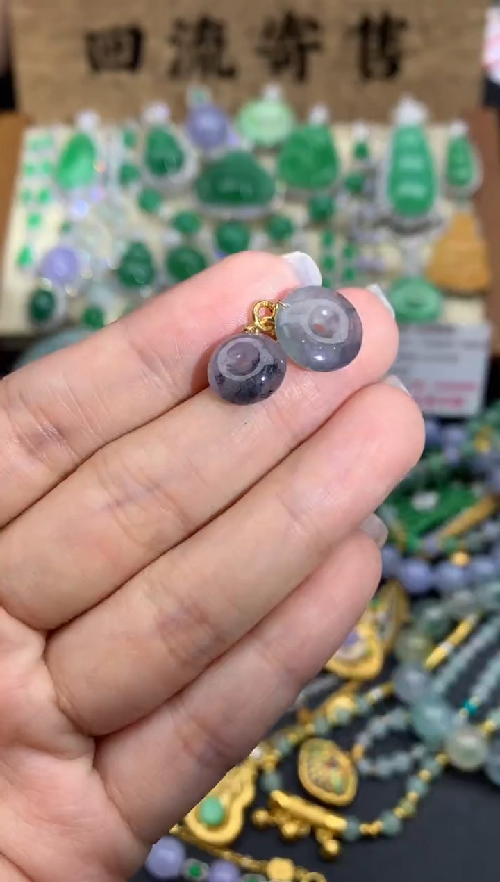 【闪购商品】翡翠颈饰18K金镶嵌117-中国好珍宝