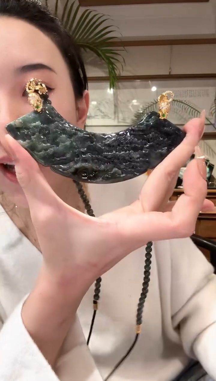 【闪购商品】翡翠颈饰未镶嵌国风