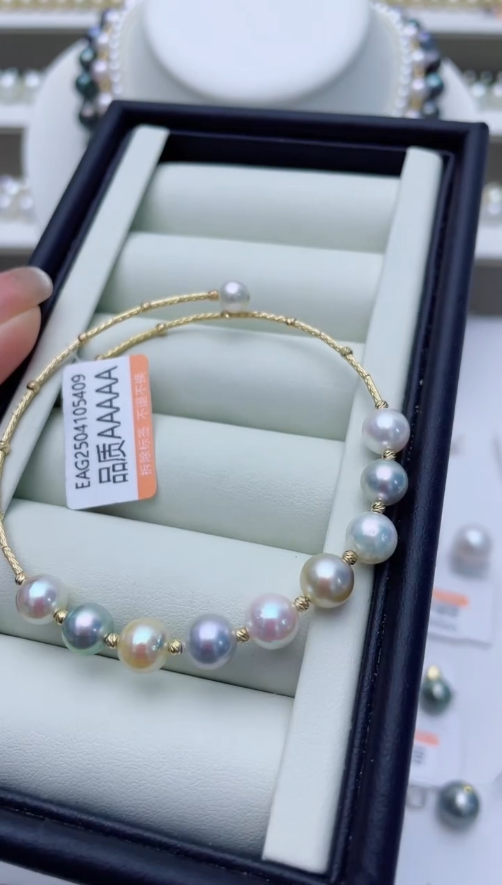 海水珍珠未镶嵌手链W8