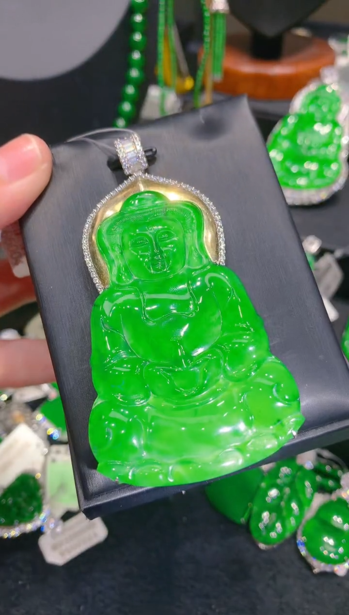 【闪购商品】翡翠颈饰银S925镶嵌65一季