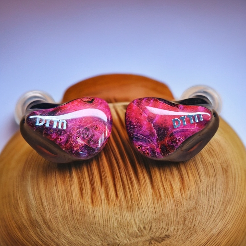 DTTN 玲Pro入耳式HIFI有线耳机圈铁平板混合高保真动圈树脂