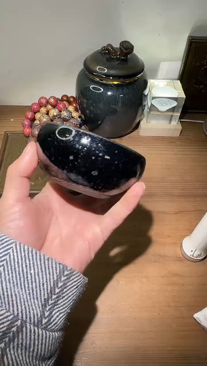 茶盏養**福建阳建盏茶杯一只