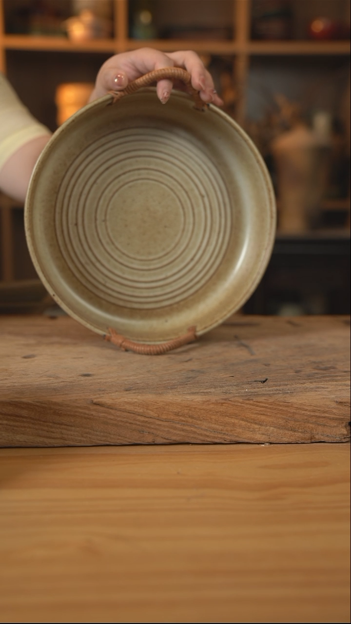 奶奶系列的10英寸麻绳螺纹盘