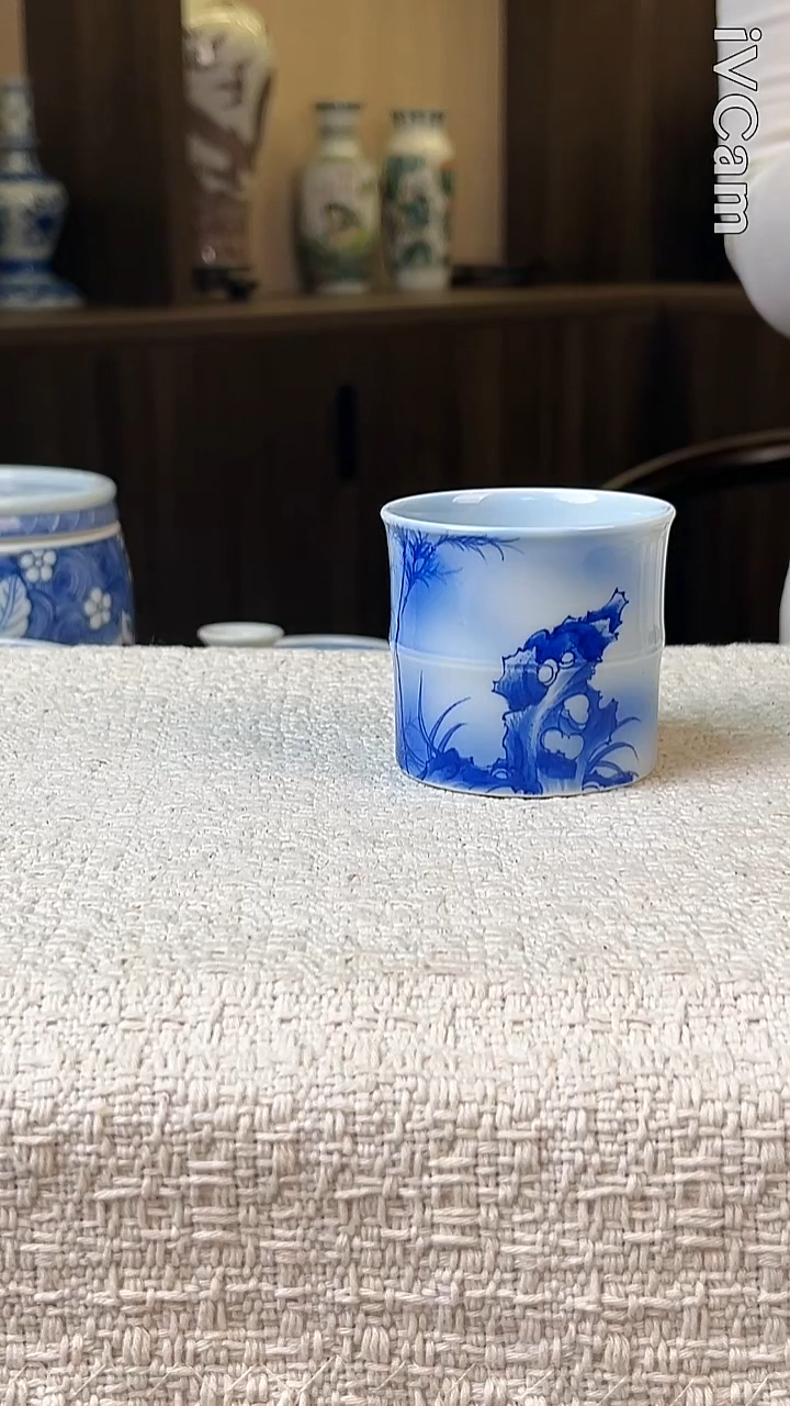 瓷片景德镇毛仔柴窑杯