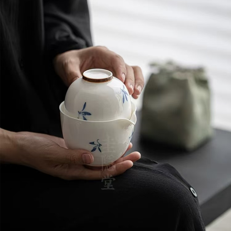 兰花 一壶一杯户外便携式家用旅行茶具   103