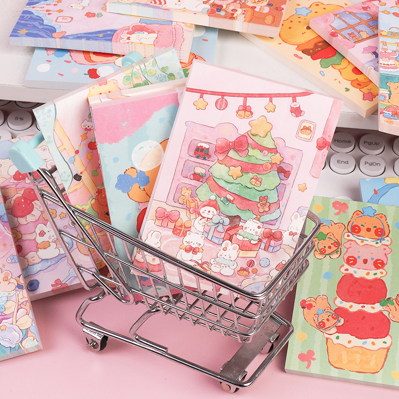 【元气满满】原创插画风便签本书写纸高颜值手账装饰本无粘性可撕