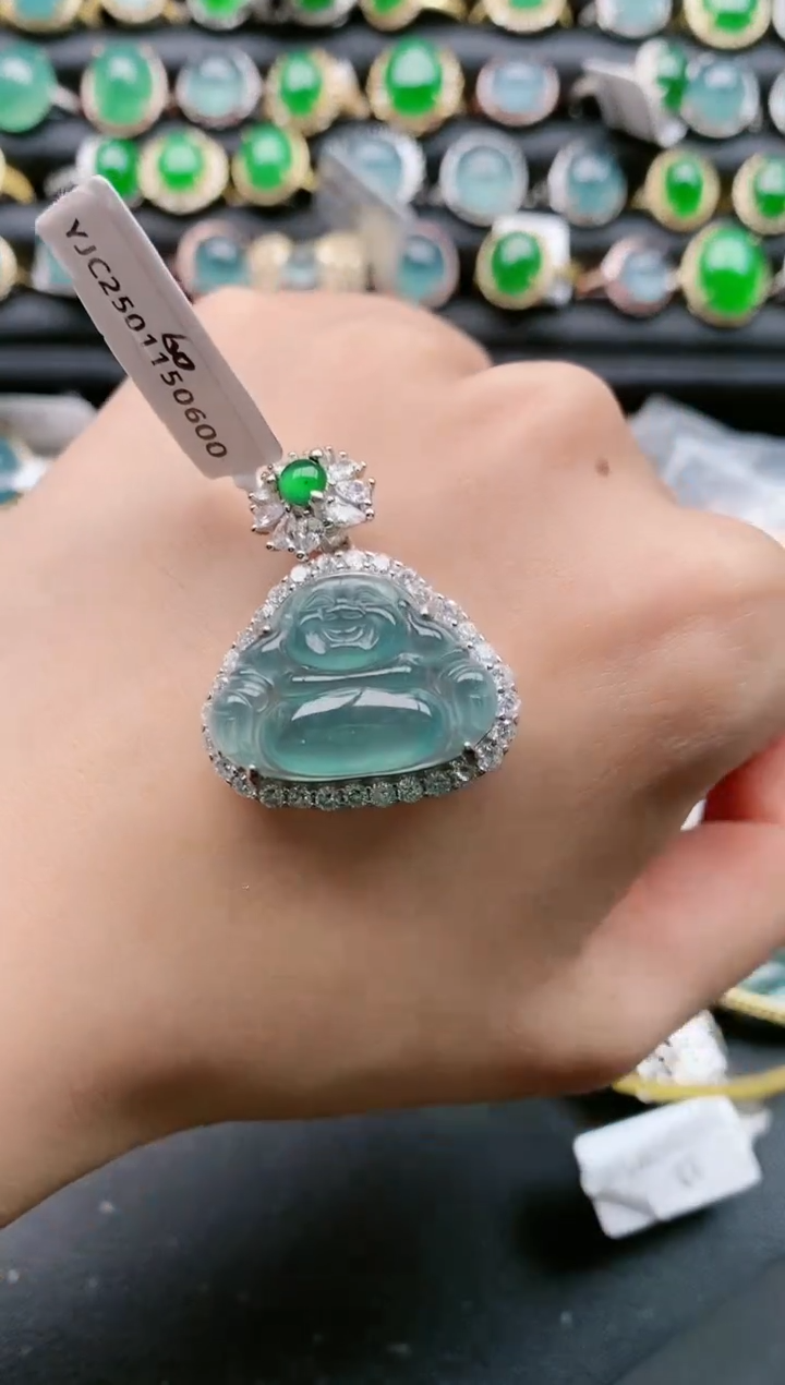 【闪购商品】翡翠戒指银S925镶嵌11111