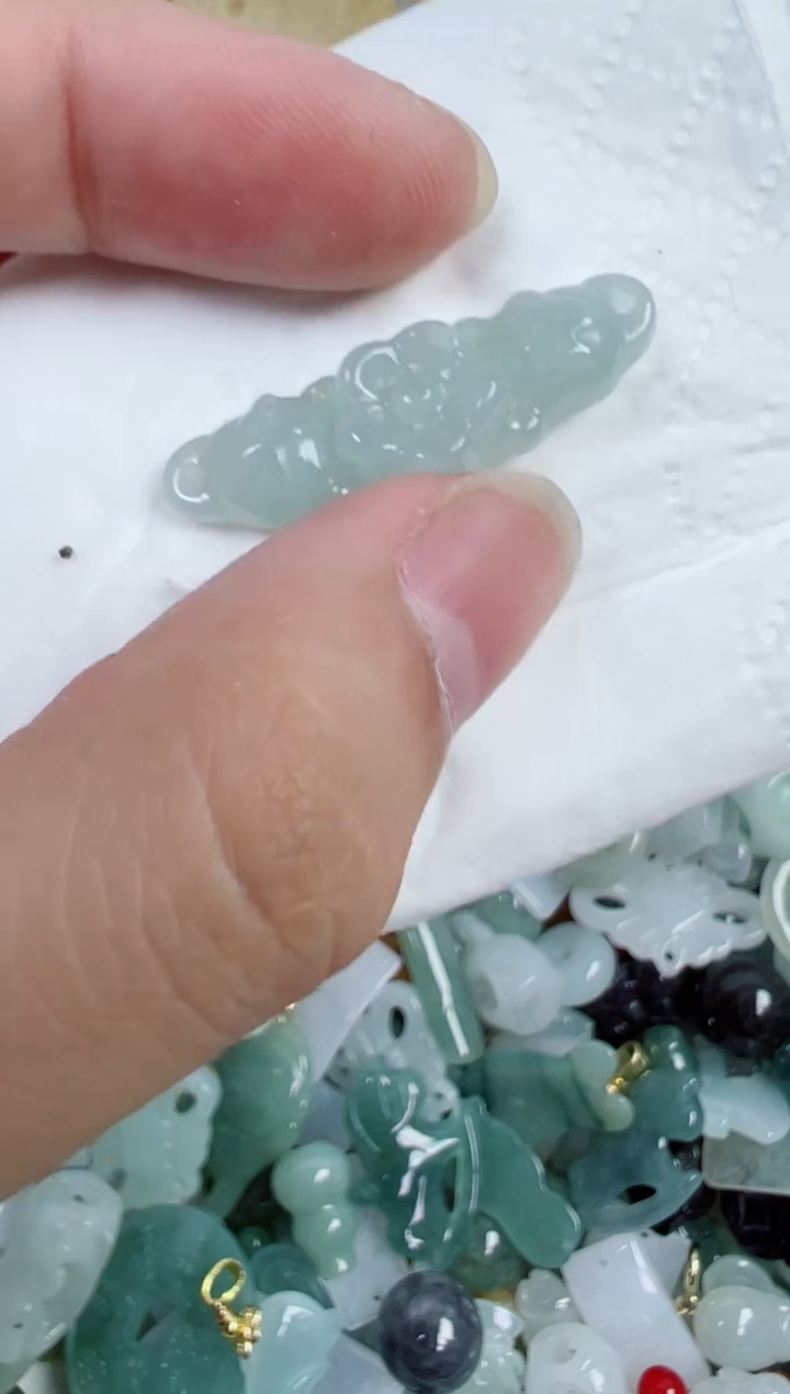 散珠翡翠699号链接，A货翡翠