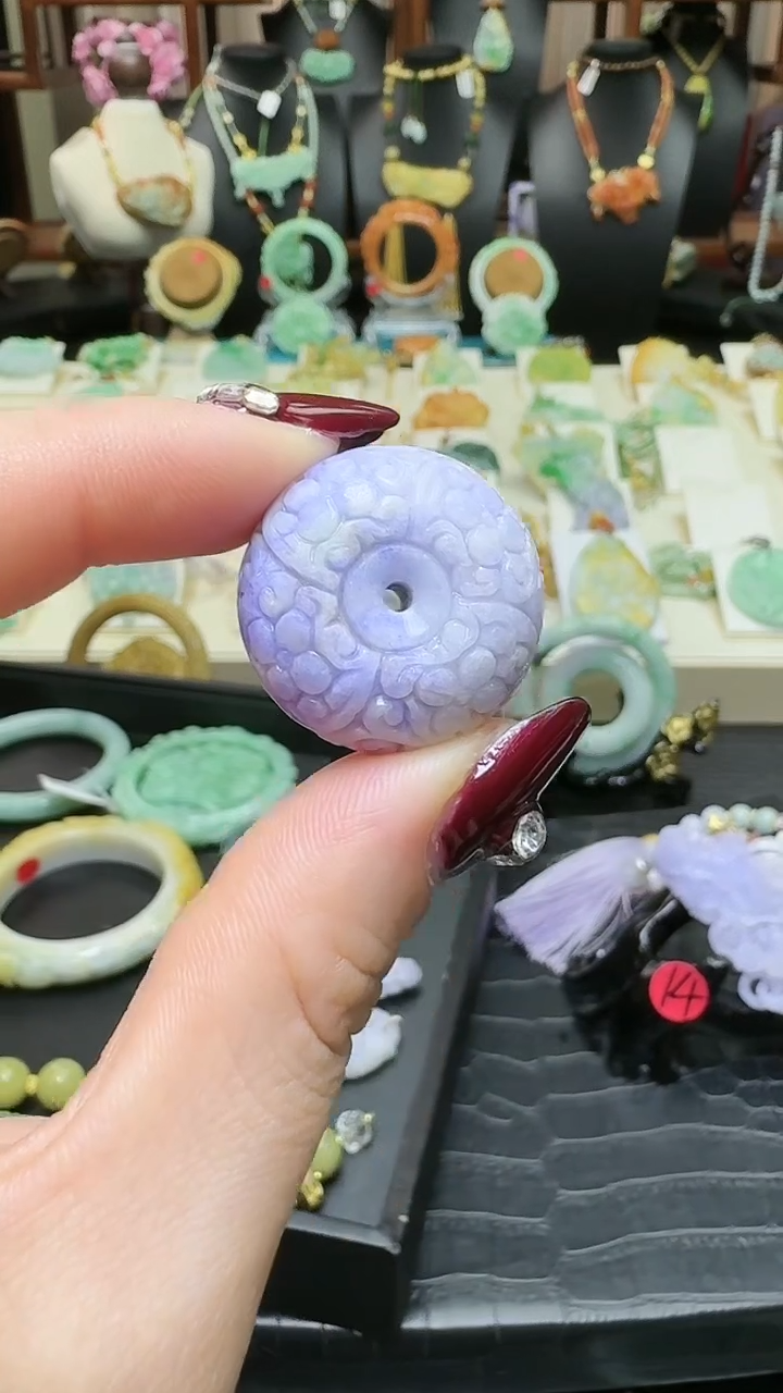 【闪购商品】翡翠颈饰未镶嵌平安扣