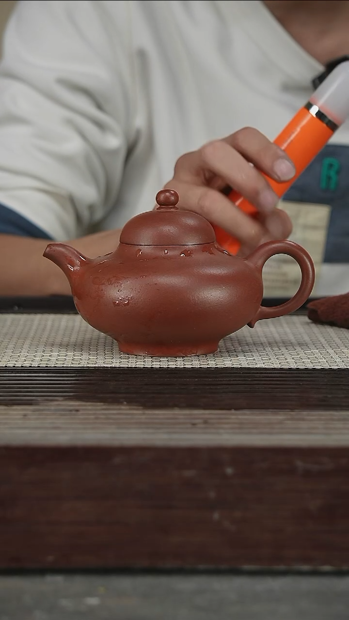 茶壶紫砂省大卢，带证300CC115号