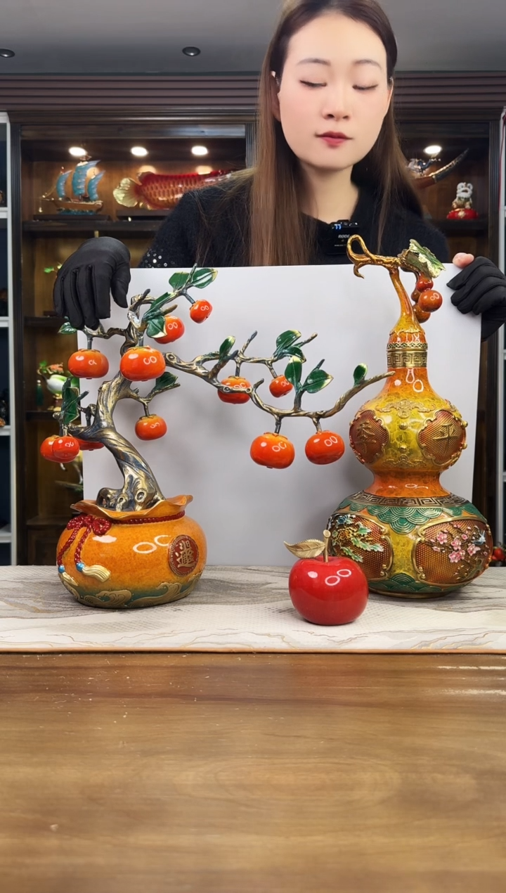 【闪购商品】福袋柿子树 + 四季平安葫芦  高40