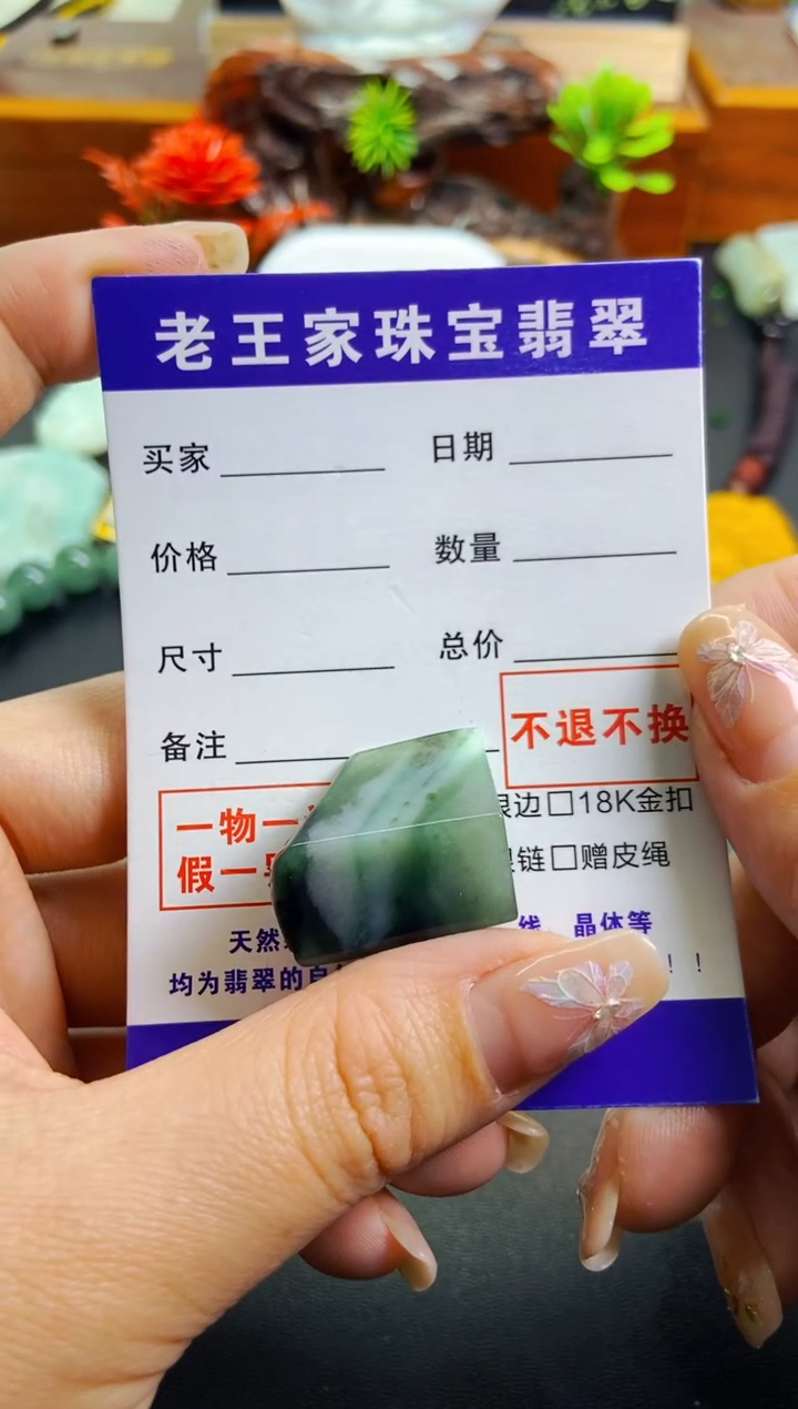 【闪购商品】翡翠颈饰未镶嵌料子