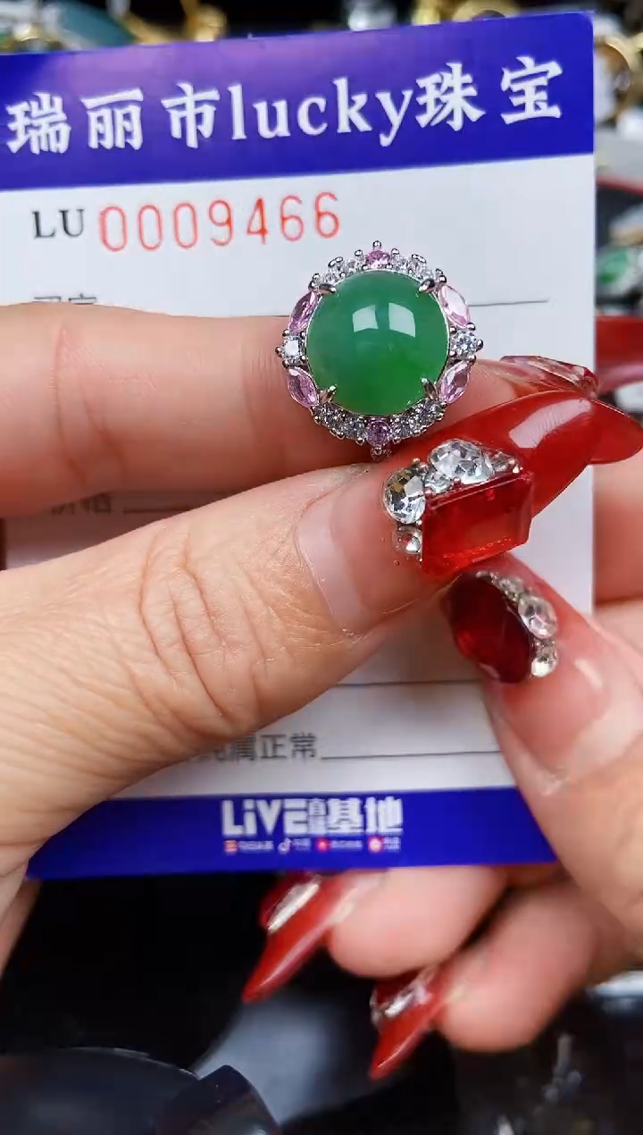 【闪购商品】翡翠颈饰银S925镶嵌9466