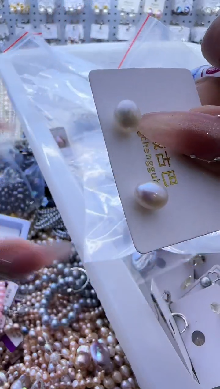 【闪购商品】淡水珍珠耳饰未镶嵌535