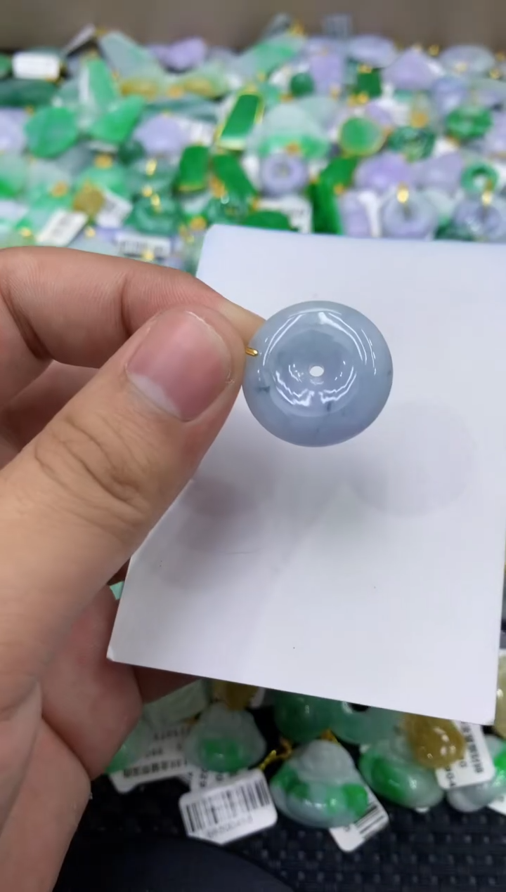 颈饰未镶嵌翡翠天然缅甸翡翠A货