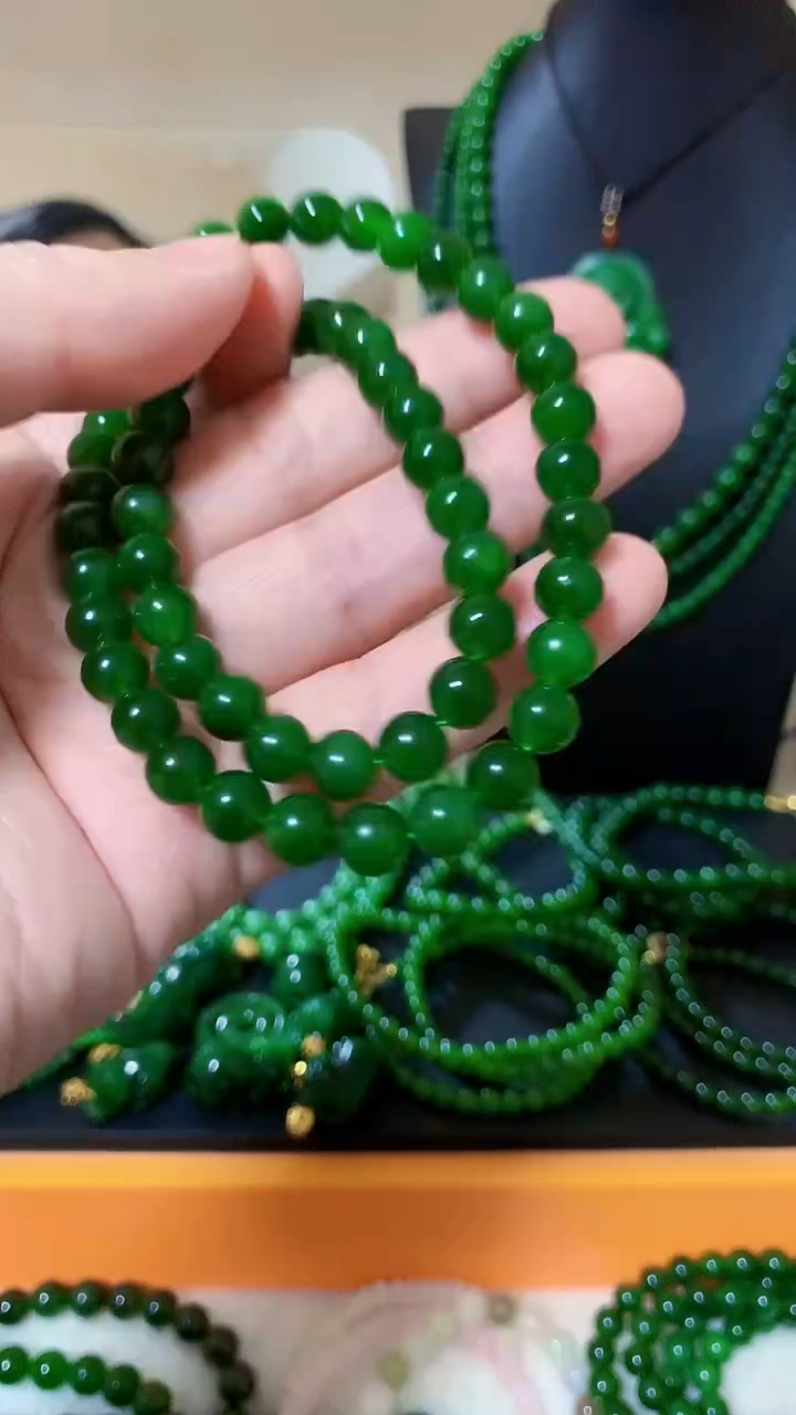 【闪购商品】和田玉（碧玉）项链未镶嵌8