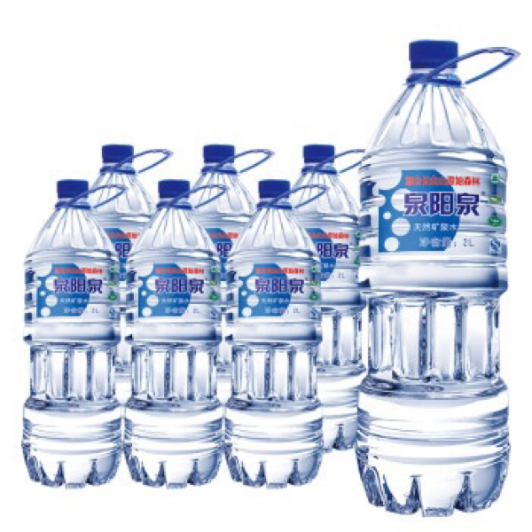 泉阳泉 天然矿泉水2L*6瓶 整件
