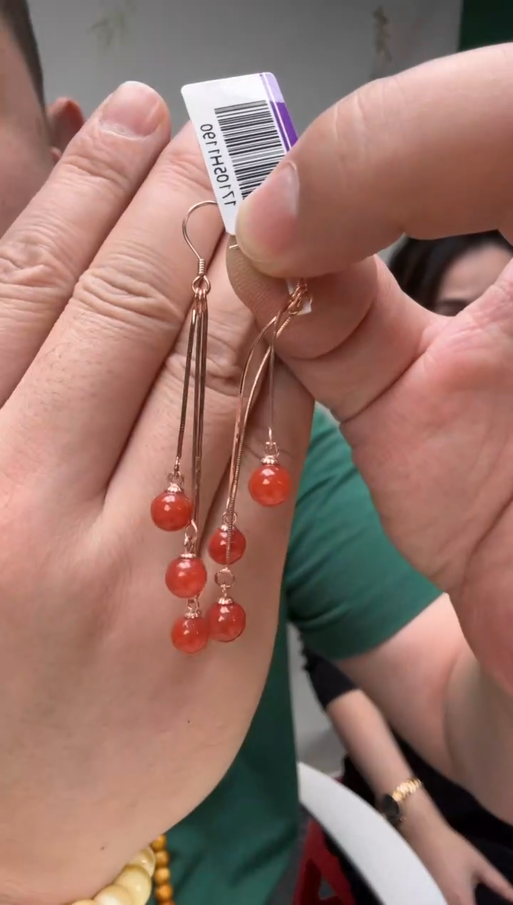 银S925镶嵌南红玛瑙珠宝奇石HZ080