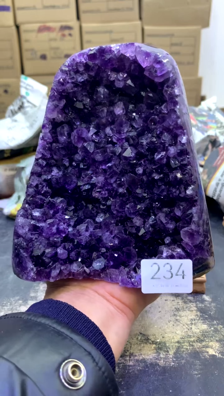 【闪购商品】水晶摆件未镶嵌天然紫水晶摆件234