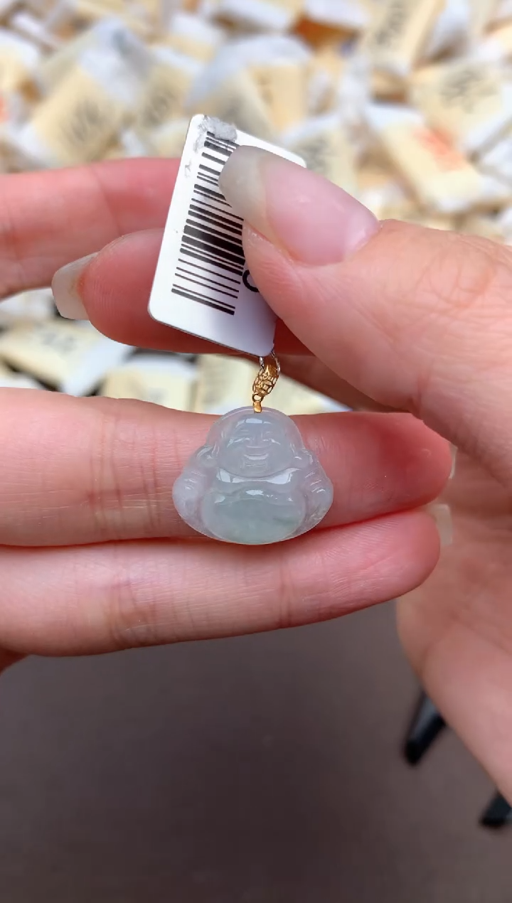 【闪购商品】翡翠挂件18K金镶嵌   一  