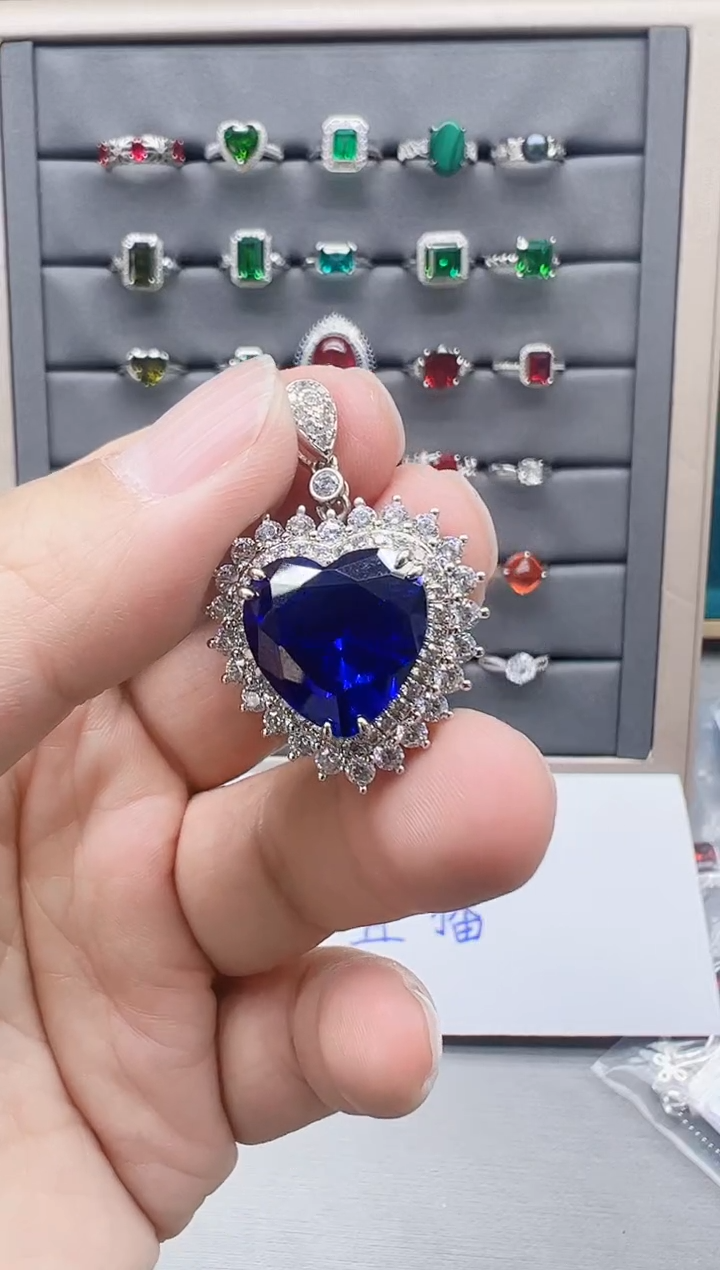 【闪购商品】坦桑石颈饰银S925镶嵌来了