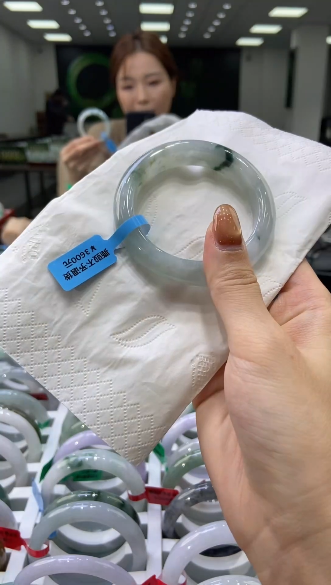 未镶嵌手镯翡翠0043790