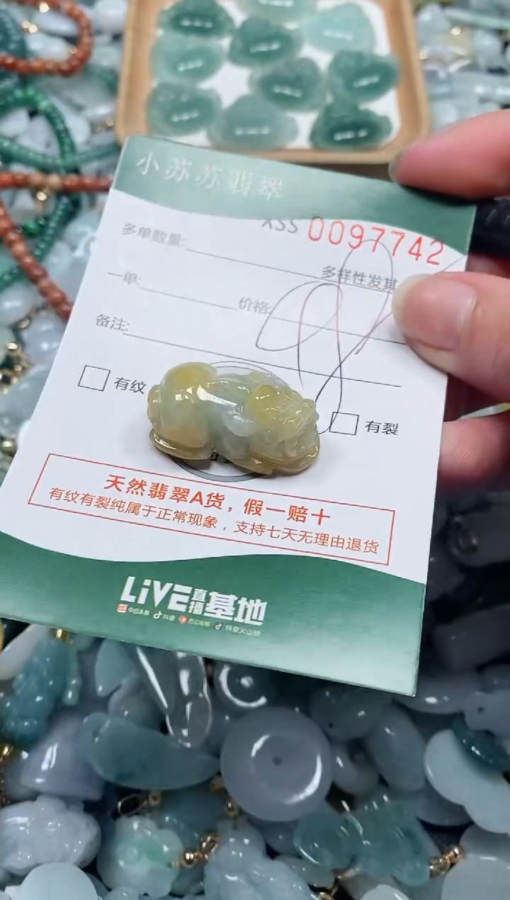 【闪购商品】翡翠颈饰未镶嵌闪购商品0097742