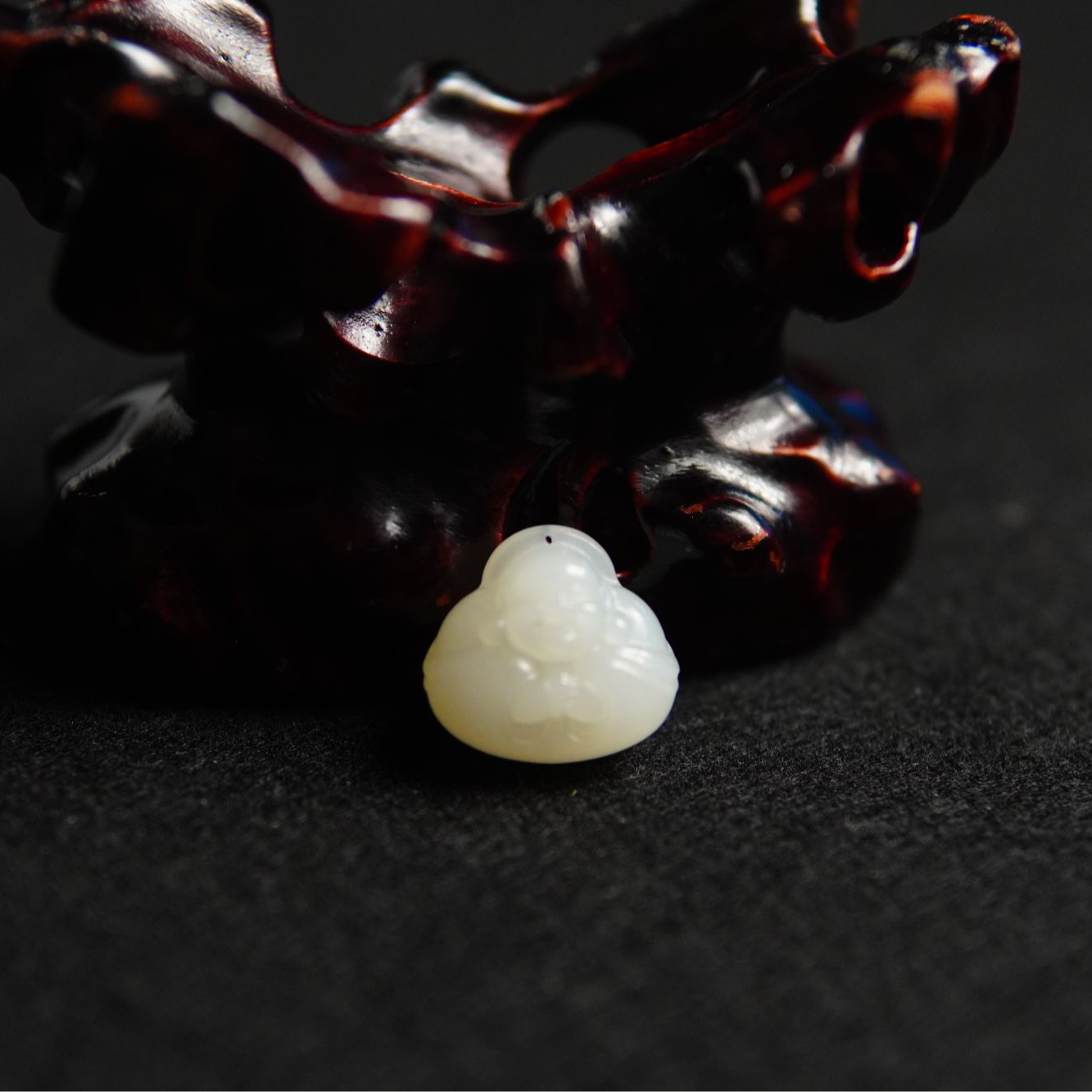 和田玉弥勒佛吊坠 YGX010473