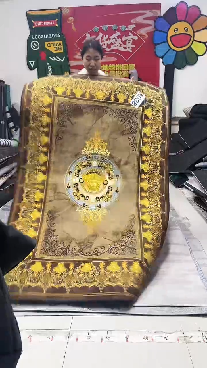 棉麻绒090 120*180