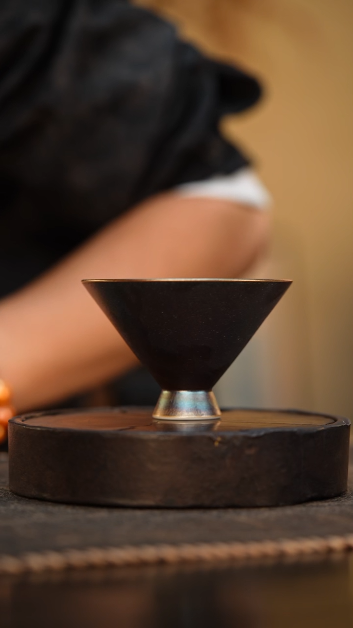 55柴房陶瓷柴烧主人杯