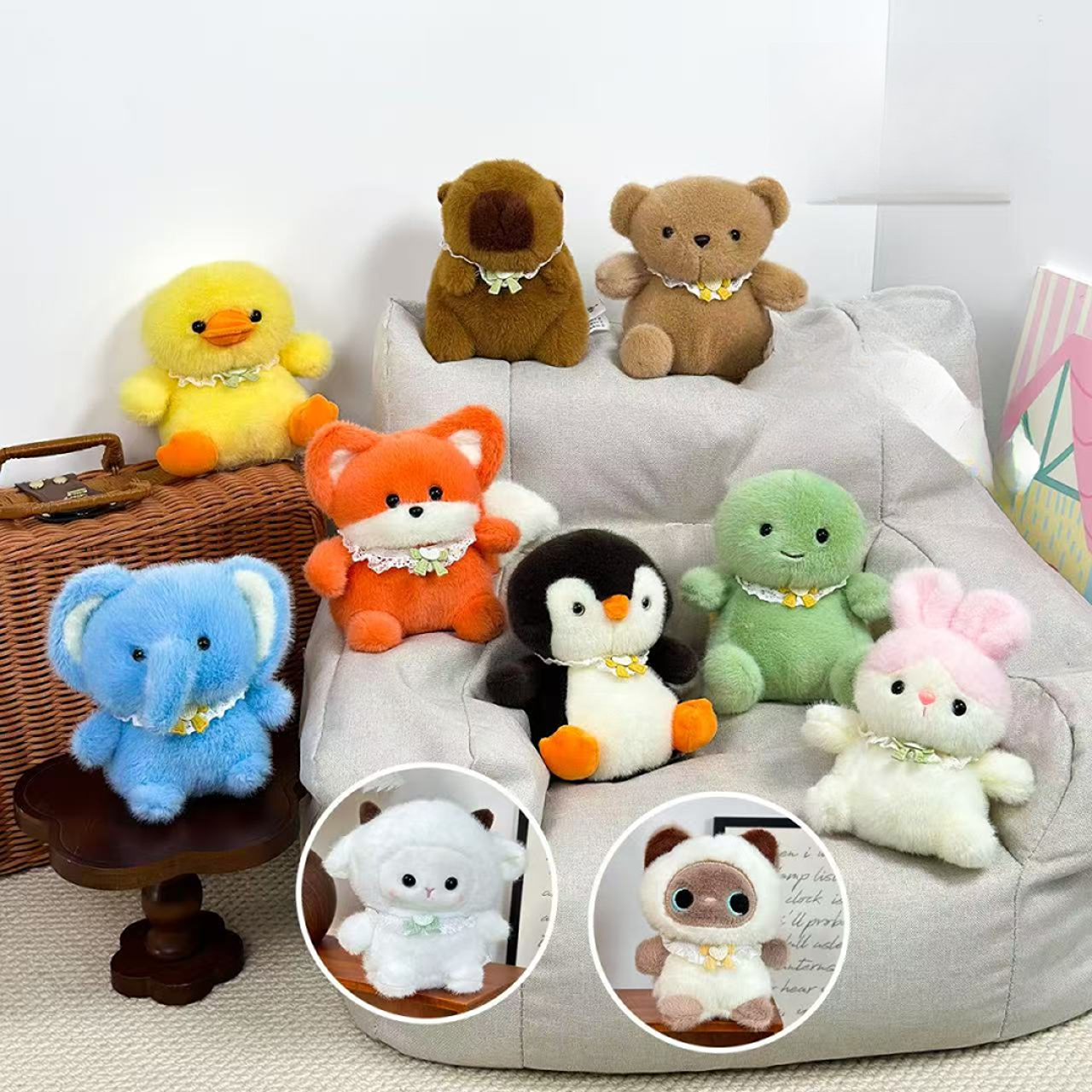 新款掌中玩偶毛绒玩具桌伴娃娃